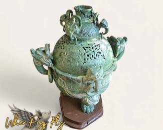Jade Nephrite Monumental Incense