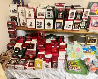 Large collection of Hallmark ornaments