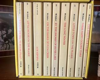Paperback set of Lora Ingles Wilder books