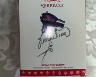 Whimsical Hallmark beautician ornament