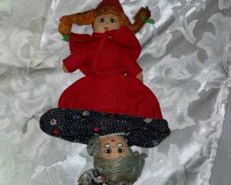 Vintage 3 In 1 Topsy Turvy 12” Stuart - Little Red Riding Hood Grandma Wolf!!