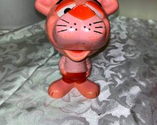 Vintage 1976 Mattel Talking Pink Panther Pull String Toy - WORKS!!