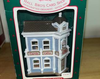 Collection of Hallmark House ornaments