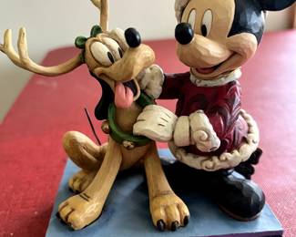 Jim Shore Mickey and Pluto