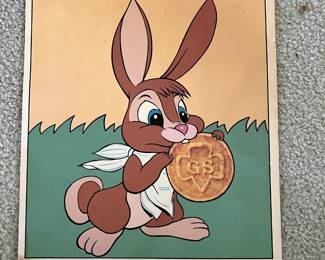 1970's poster Girl Scout Cookies