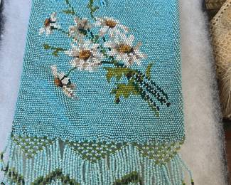 Beaded antique purse
