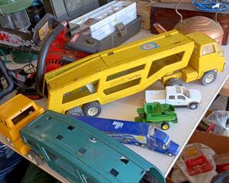 Structo and other vintage toy trucks
Ertl die cast 