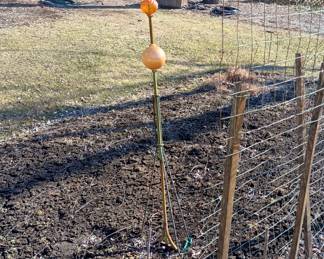 Lightning rod with glassball