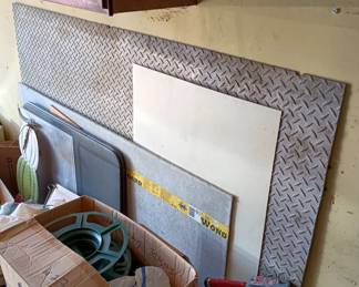 Diamond plate approximately 4' x 5'