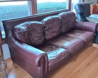 Leather sofa