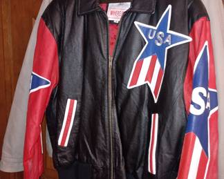 Leather jacket size medium 