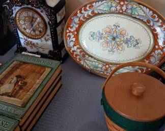 Sberna Deruta Platter
Ansonia clock 