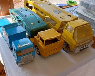 Ertl, Structo and Tonka  toy trucks