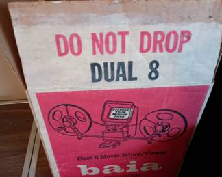 Super 8 movie , film editor 