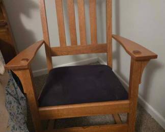 Mission Oak rocking chair