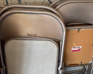 Samsonite folding chairs and table