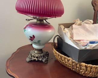 Gone with the wind parlor lamp