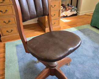 Vintage Industrial Swivel Desk Chair by Gunlocke!! Beautiful!!!!