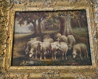 Original oil painting by artist L. Cassidy