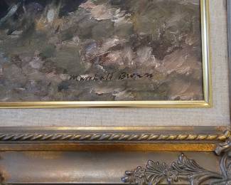 oil painting by William Marshall Brown - Pease Bay