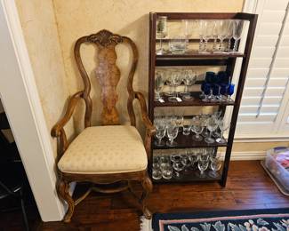 Drexel Dining table with 8-chairs, Drexel Buffet Server cabinet, Drexel lighted China Cabinet, antique sideboard cabinet, Drexel Secretary Hutch cabinet.