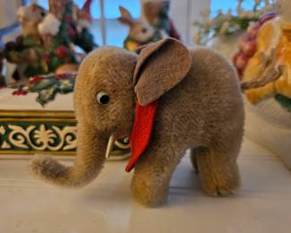 vintage Steiff Mohair Elephant