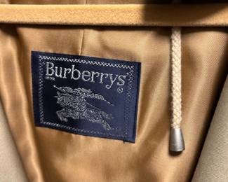Burberrys Trench coat ( one of two available) excellent condition.