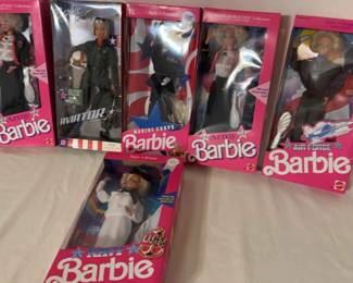  02 Military Barbie Dolls