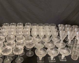 Large Assortment Of Glassware 