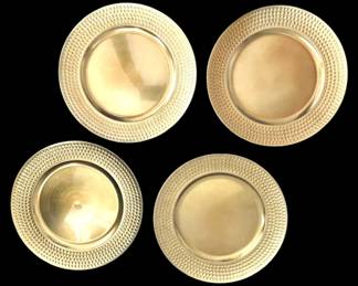 Gold Colored Chargers