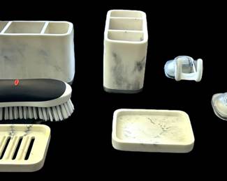 MarbleLook Bathroom Sink Set  Accessories