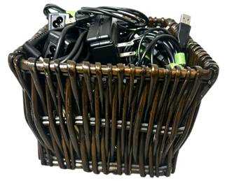 Basket with an Array of Cords