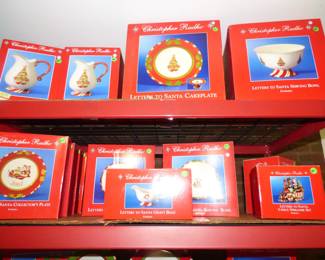 Christopher Radko Christmas China.  See next Picture