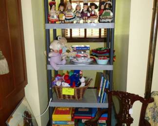 VINTAGE TOYS, CHILD'S CHIPPENDALE CHAIR