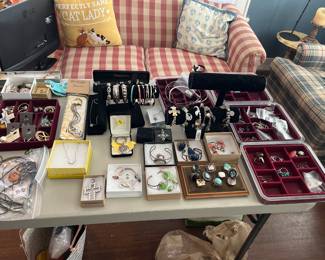 Lots of Silver Rings, bracelets, necklaces, Earrings, Kendra Scott Necklace, Brighton and turquoise rings