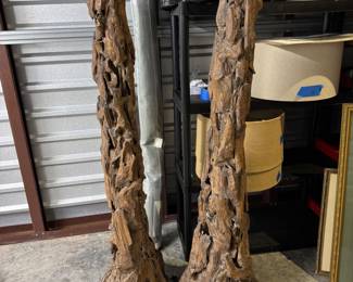 floor lamps pair with shades tropical contemporary