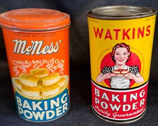 VINTAGE TIN CANS