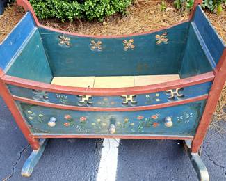 PAINTED CRADLE