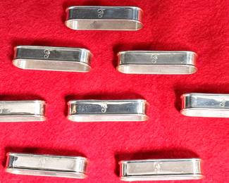 STERLING NAPKIN RINGS