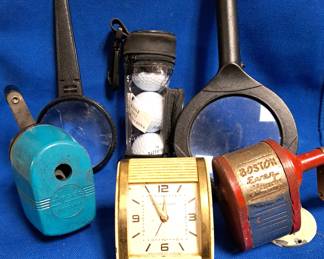 PENCIL SHARPENER CLOCK LOT