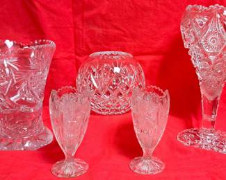 CUT GLASS LOT