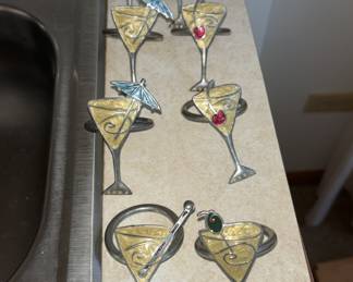 Martini Napkin Rings