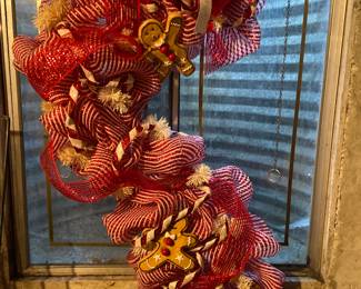 Candy Cane Wreath