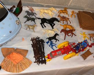 Vintage Cowboys- Horses- Indians