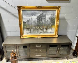 TV Cabinet and Artwork Orlando