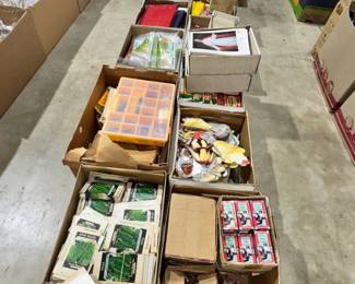 Box Lots of misc Vintage Labels, Magnets, Packaging, Photos and Household items Orlando Estate Auction