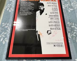 Signed Scarface POster Orlando