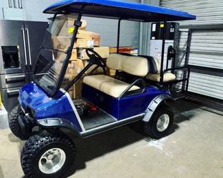 2003 Club Car Golf Cart with updated 48v Lithium Battery and Charger Orlando Estate Auction