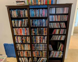 Large DVD and CD Collection