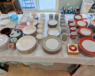 Mikasa China Sets, most unused and new out of boxes.